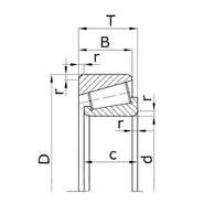 Подшипник 27311 NTE (Словаччина)