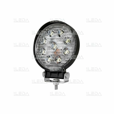 Фара рабочая, LED 24W (12/24В) круглая (8x3W/узкий луч 30°) (LITLEDA)