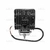 Фара рабочая, LED 48W (12/24В) квадратная (16x3W/широкий луч 60°) (LITLEDA)