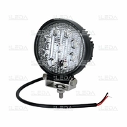 Фара рабочая, LED 27W (12/24В) круглая (9x3W/широкий луч 60°) (LITLEDA)