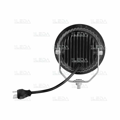 Фара рабочая, LED 36W (12/24В) круглая (12x3W/гибридный луч) (2 функции) (LITLEDA)