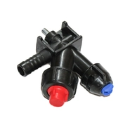 Форсунка кінцева під шланг 12,5мм з гвинтом RAU, Agroplast