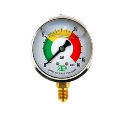 Манометр гліцериновий (0-10 Бар) резьба М12х1,5 (Польща)