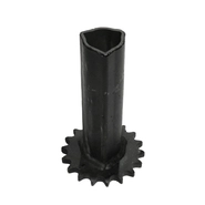 Вал-шестерня (12918)  внутр.L=165, Fantini LH3-LH03