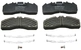 Колодка тормозная WVA 29174, 29204, 29218, 29226, 29273, 29187 (для Elsa 225-3 - 22,5") (SAUER)