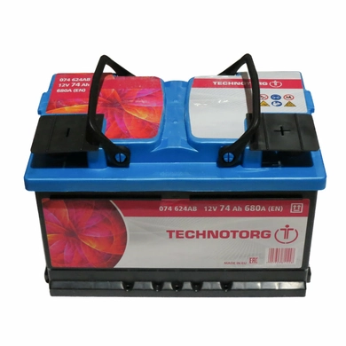 Акумулятор 6ст-74 (+ справа)(Technotorg)