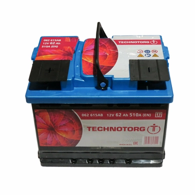 Акумулятор 6ст-62 (+ зліва) (Technotorg)