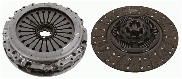 Комплект сцепления (400мм) MAN TGX I 26.400 (Корзина + диск) (SACHS)