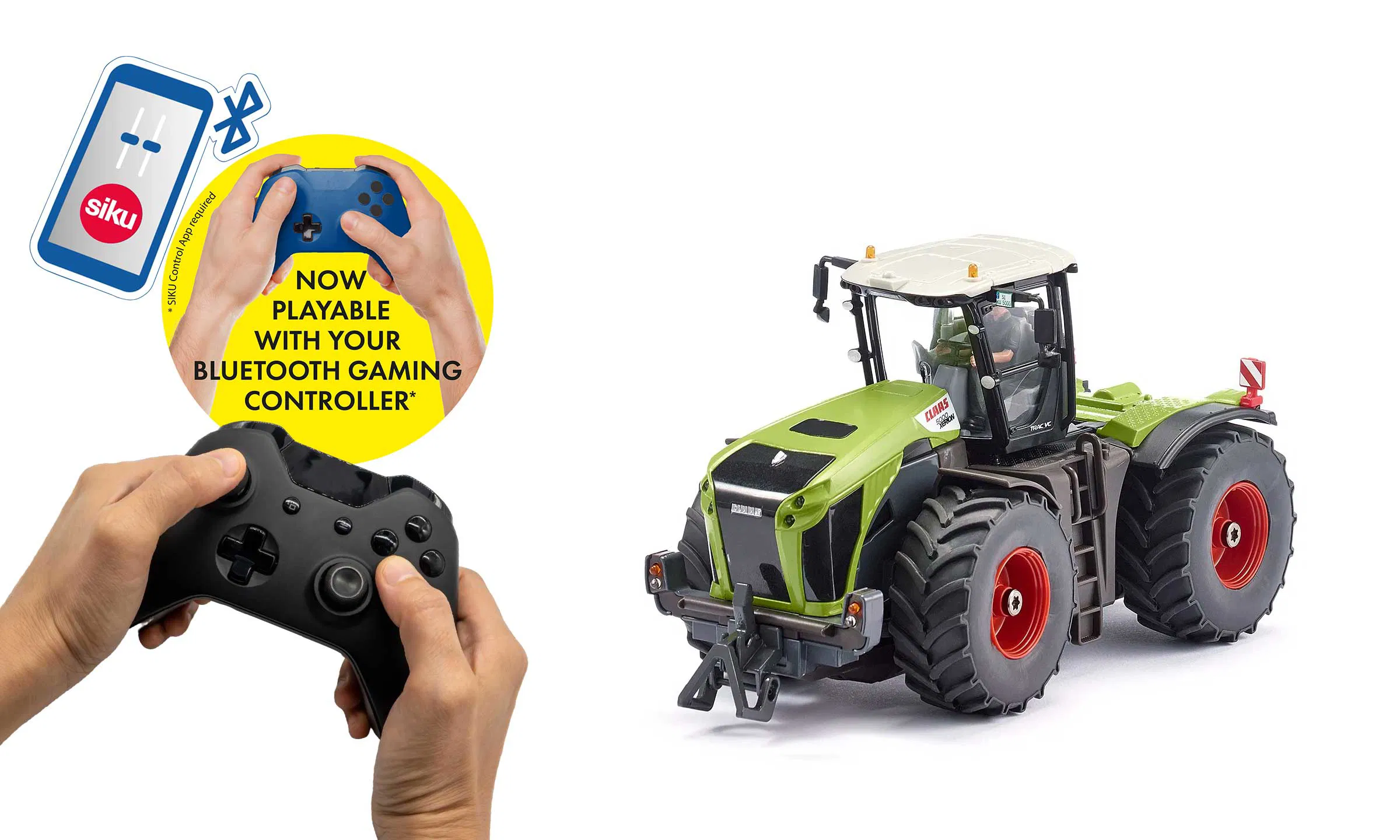 Модель трактора Claas Xerion 5000 с управлением через Bluetooth 1:32 (SIKU)