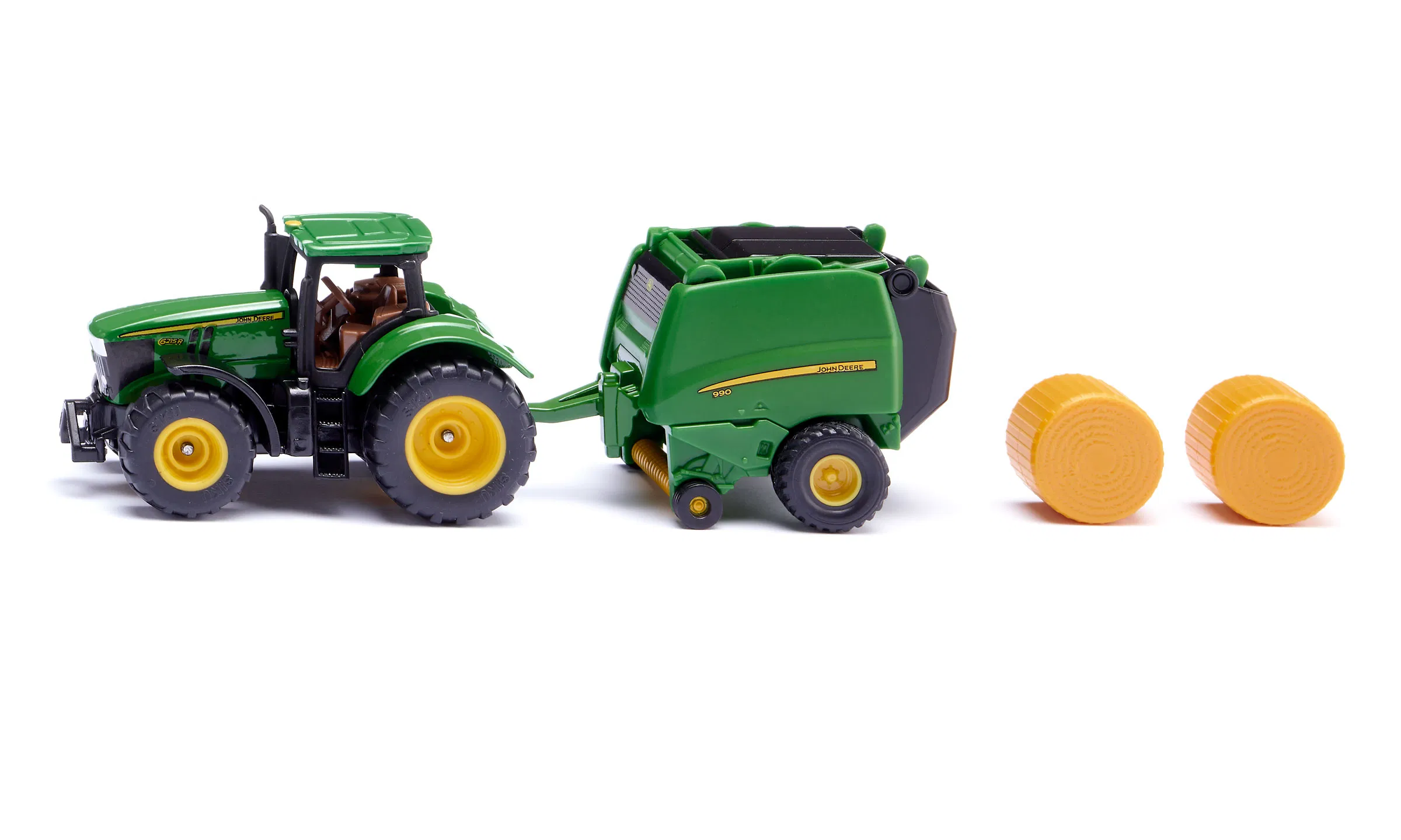 Модель трактора John Deere із прес-підбирачем M1:87 (SIKU)